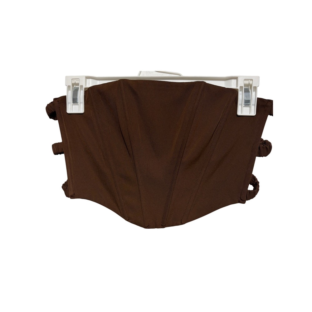 Princess Polly Brown Open Sides Corset‎ Size 6